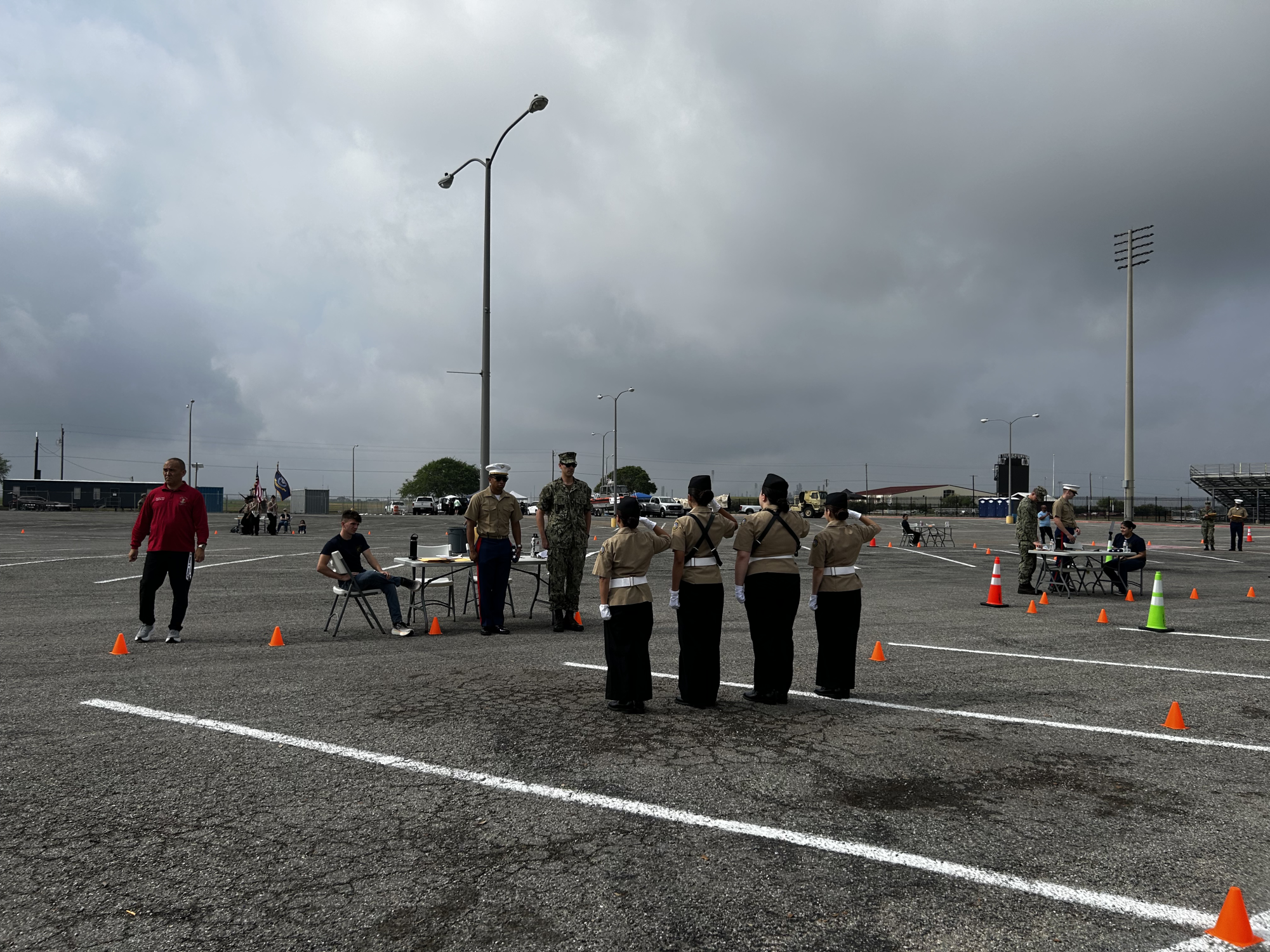 NJROTC Female Color Guard Showcases Discipline, Placing Sixth at STOGI Competition