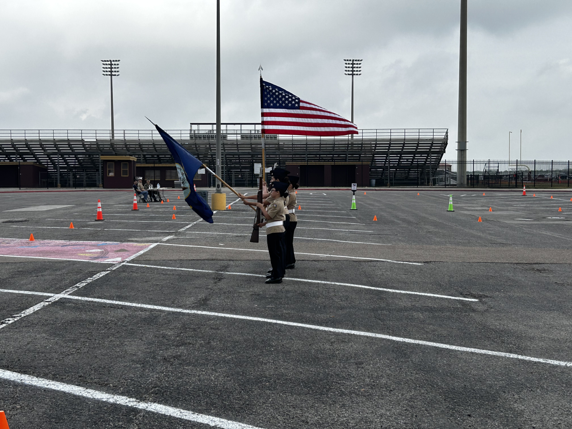 NJROTC Female Color Guard Showcases Discipline, Placing Sixth at STOGI Competition