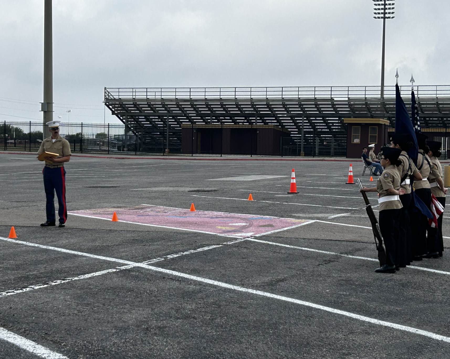 NJROTC Female Color Guard Showcases Discipline, Placing Sixth at STOGI Competition