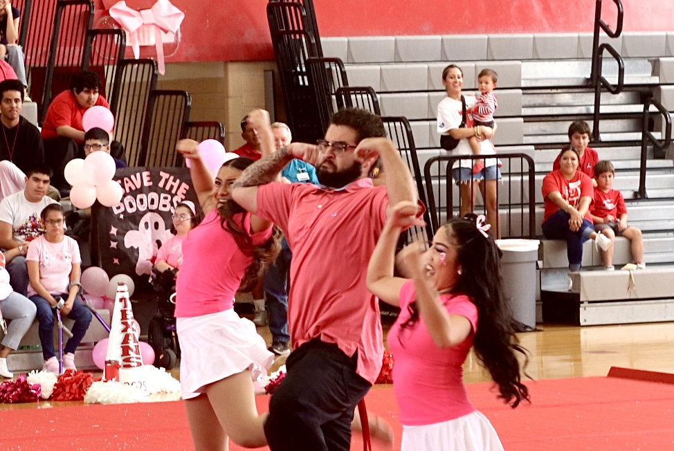 School Spirit on Display At Pink Out Pep Rally