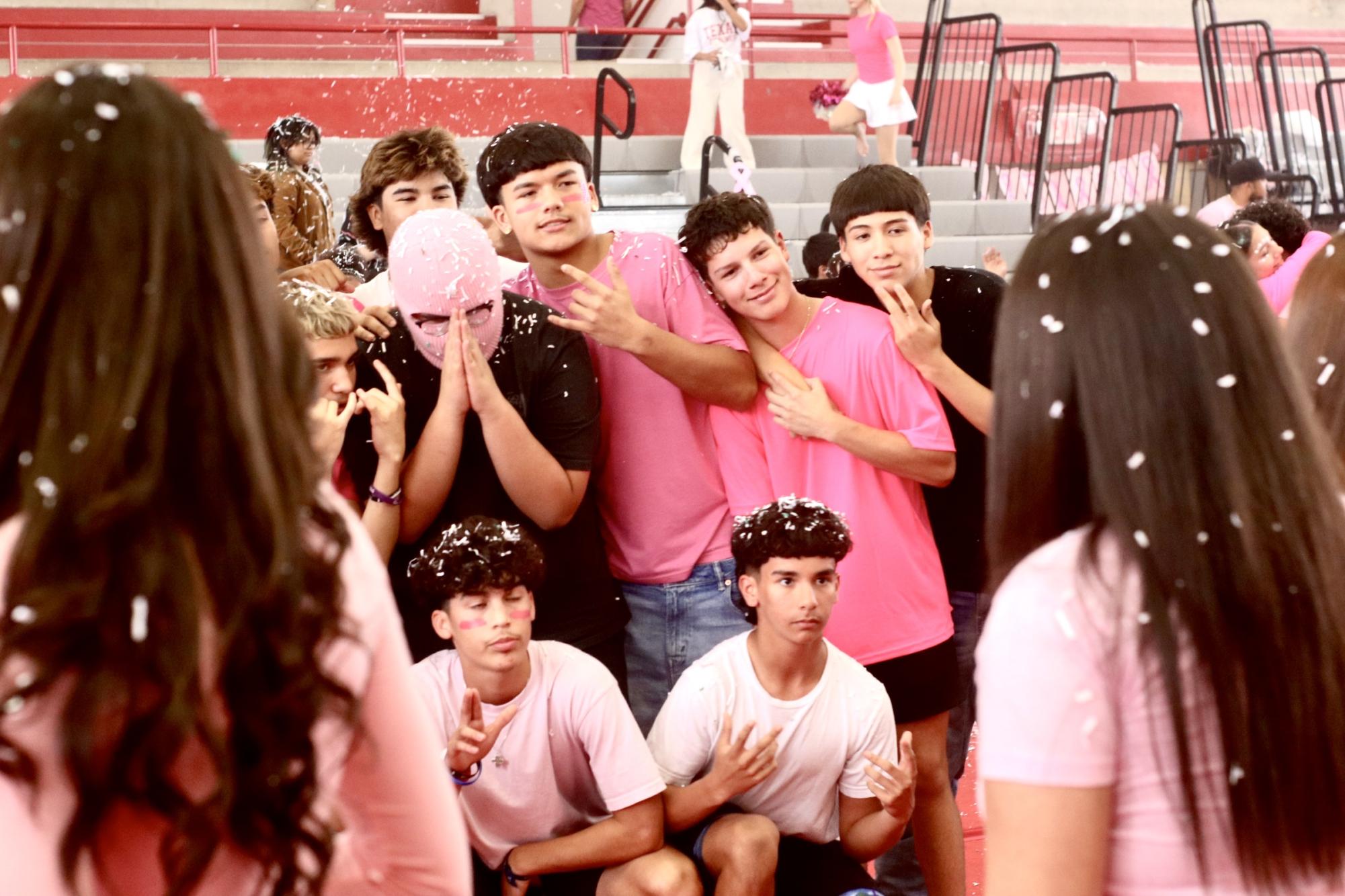 School Spirit on Display At Pink Out Pep Rally