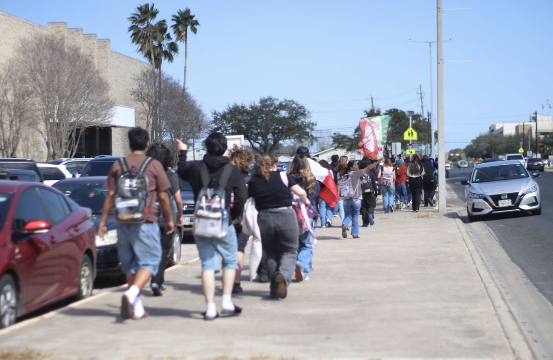 Students Participate in Walkout to Protest ICE