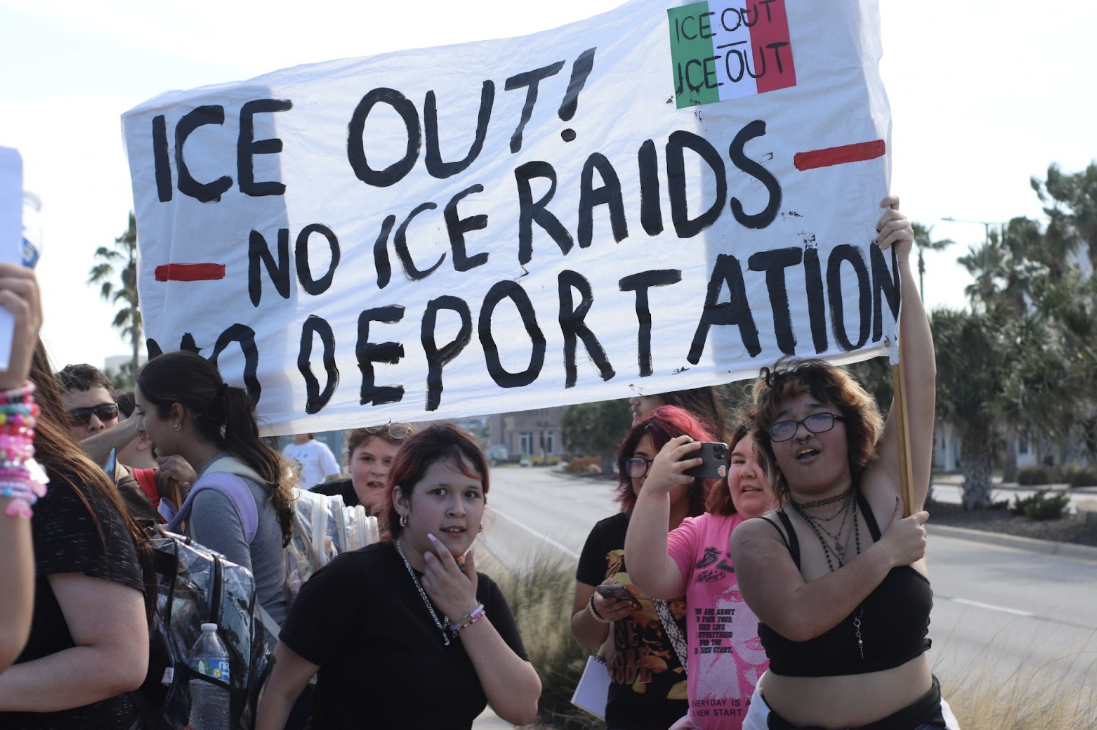 Students Participate in Walkout to Protest ICE